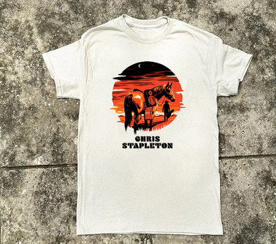 Chris Stapleton White Cotton Shirt Full size S-5XL Unisex BS821
