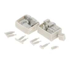 1/35th Unpainted Resin Food Basket Beer Set for Sand Table Diorama Wargame
