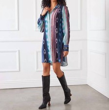 Karen Kane Regal Girl Shirt Dress Print