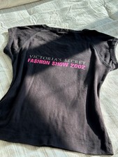 Vintage 2002 Victoria  s Secret Backstage Fashion Show Babydoll T Shirt Medium