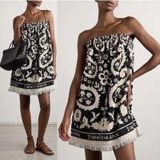 AUTH Zimmermann Rhiannon Terry Cloth Minidress Size 2 AU/8 US