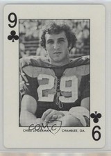 1973 Auburn Tigers Playing Cards Chris Lindstrom #9C s5q