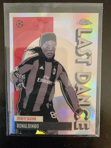 2025-26 Topps Chrome UEFA Champions Ronaldinho Last Dance Refractor AC Milan