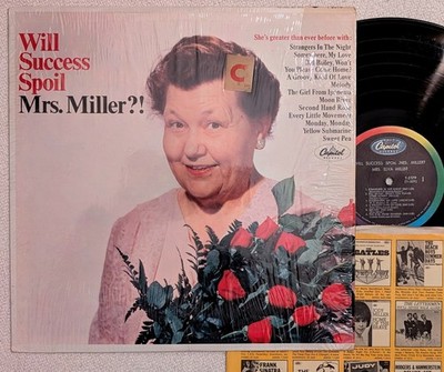 Elva Miller WILL SUCCESS SPOIL MRS. MILLER? Capitol T-2579 mono SHRINK lp 1966