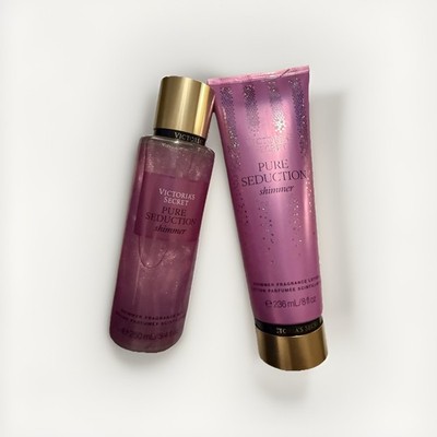 Victoria's Secret Pure Seduction Fragrance Body Mist and Body Lotion 8.4 fl Oz