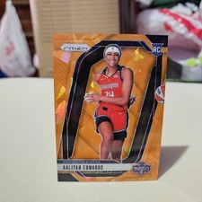 Aaliyah Edwards 2024 WNBA Prizm Orange Ice Prizms Rookie Card #142