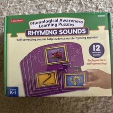 Lakeshore Phonological Awareness Learning Puzzles Rhyming Sounds K-1
