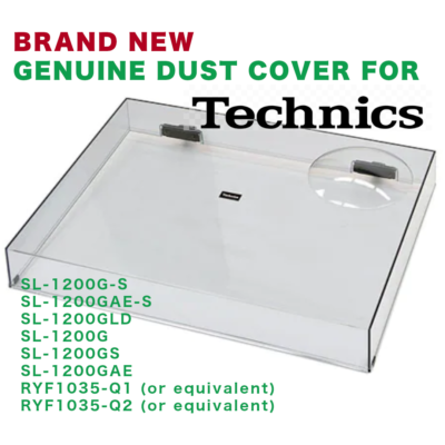 Technics Dust Cover Genuine Replacement for SL-1200 1210 MK2 MK5