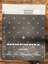 Marantz Model 2120 Tuner Service Manual Original