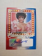 Joan Collins /5 RWB Prism SR Autograph Card 2021 Leaf Pop Century Dynasty 