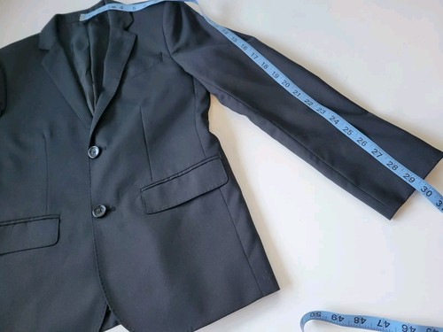 Crewcuts Loro Piana Super 120's Wool Ludlow Boys Blazer Black Size 12 - Picture 8 of 8