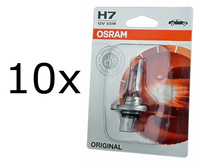 10x H7 OSRAM Original Spare Part Blister 64210-01B Sparpack