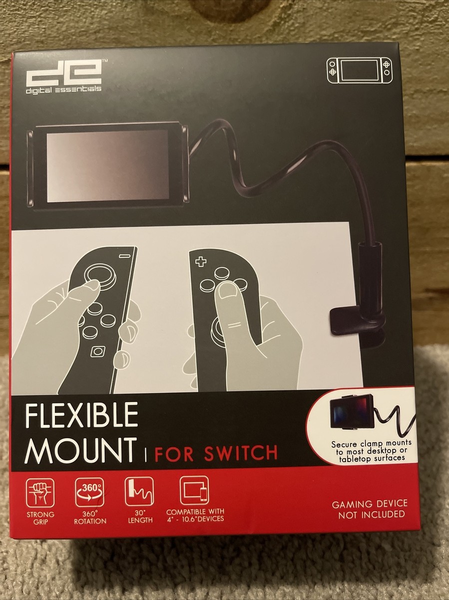 Flexible mount for Nintendo Switch Or 4” -10.6” Devices 360