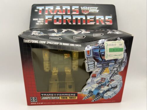 Vintage 1984 G1 Jumpstarter Twin Twist Transformers NEW In Box Sealed Box Damage