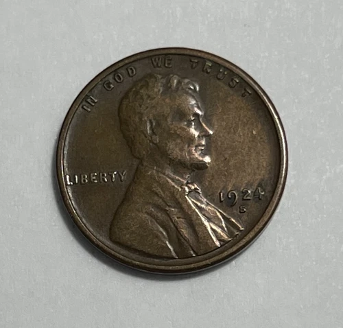 1924-S Lincoln Wheat Cent — photo from the most recent tracked eBay sale