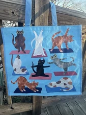 NEW TJX Shopping Bag HAPPY 😊 DANCING CATS Reusable Tote Bag