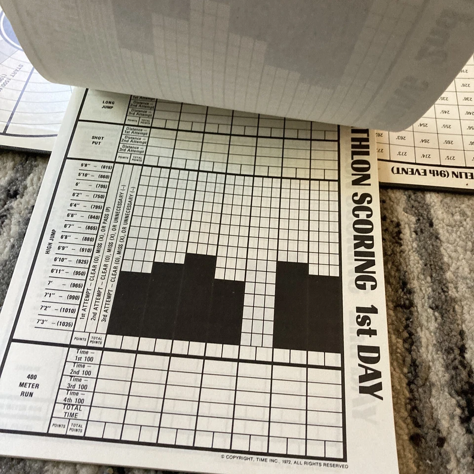 Sports Illustrated TRACK MEET Decathalons Greatest Game Time Inc April House ‘73 - Image 3 of 4