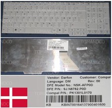 Tastiera qwerty Danese Acer Aspire 7720G NSK-AFP0D KB.INT00.164 9J.N8782.P0D