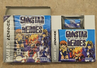 SEGA Games - ガンスタースーパーヒーローズ GBA Game Boy Advance SEGA Gunstar Super Heroes with Box GBA