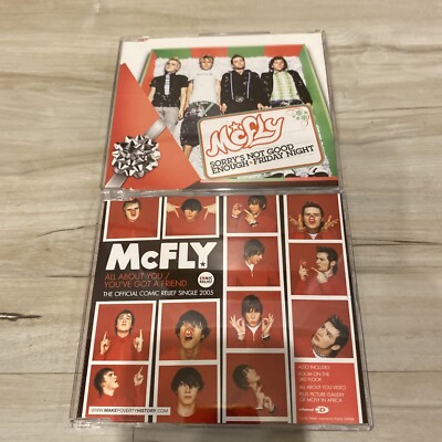 McFly 2 UK CD LOT All About You - You've Got a Friend & Sorry s Not Good Enough