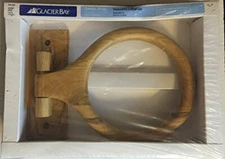 Towel Ring in Solid Oak - Easy Install - 694840320031 - Glacier Bay