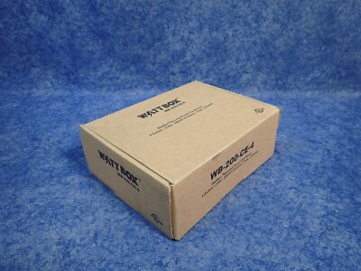 NEW Wattbox WB-200-CE-4 Mounted Power Conditioner with 4 Outlets (S28)
