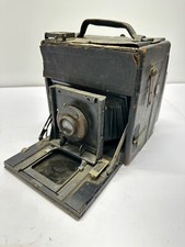 Antique FOLMER SCHWING COMPACT GRAFLEX REFLEX CAMERA Conley Lens Untested