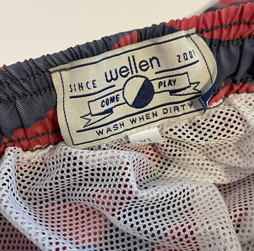 Wellen Boys Striped Surf Lined Trunks Shorts Size XL - Picture 5 of 6