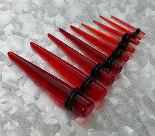 PAIR Acrylic Expansion Tapers Ear Expander Plugs Gauges 14g thru 1" available! - Picture 8 of 16