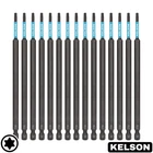 T15 Torx 150mm Impact Screwdriver Bits Extra Long Magnetic 1/4" Universal KELSON