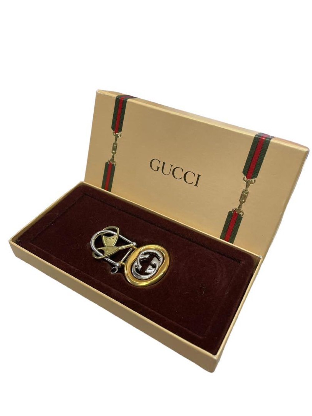 Authentic GUCCI Interlocking Logo Charm 6 x 4cm Fashi… Gem