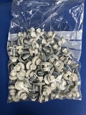 100 Steel to Wood SELF DRILL SCREWS: Tex screws 32mm White, Grey Or Green