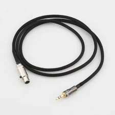 3.5mm Stereo OCC Silver Plated Headphone Cable for AKG K271 K712PRO K267 Q701