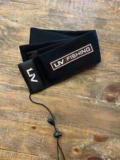 LIV FISHING Rod Sleeve Neoprene Floating Hook Resistant Black Spinning
