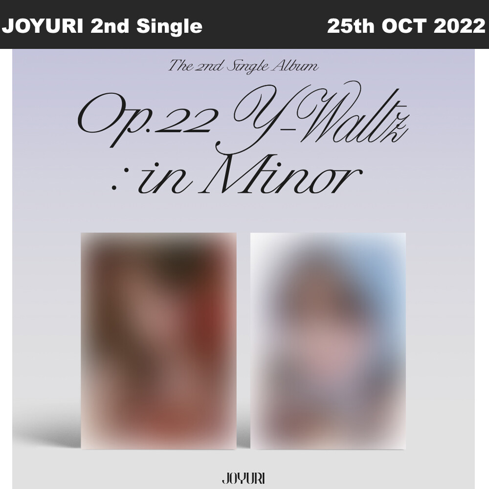 JOYURI Op.22 Y-Waltz in Minor 2nd Single 2SET CD+Photobook+