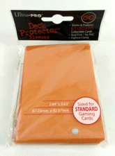 Ultra Pro 50 x Card Protector Sleeves Orange Fast Tracked Shipping