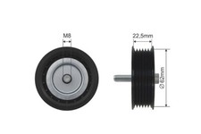 Poulies diverses Mercedes 450