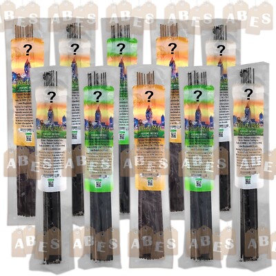 ASSORTED 10-Pack Blunt & Mild 11'' Incense Sticks Air Freshener, 20g Packs