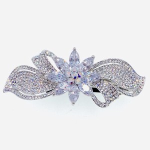 USA FLOWER BARRETTE Hair Clip Hairpin 