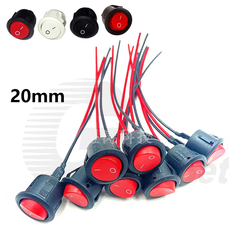 Light Bar Switch On/off/on 3 Position Spdt Round Boat Rocker Switch ...