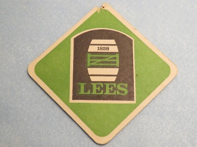 BEER Brewery COASTER ~ LEES Traditional Bitter of North West England ~ Est 1828