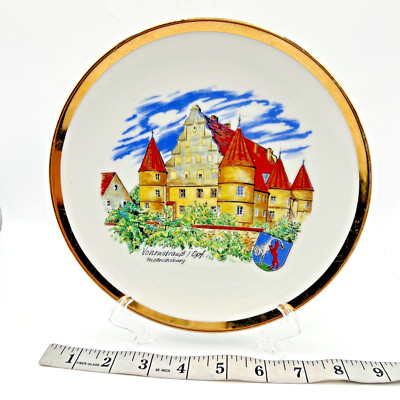 Winterling Schwarzenbach Plate 7.75'' Porcelain Bavaria Germany Friedrichsburg