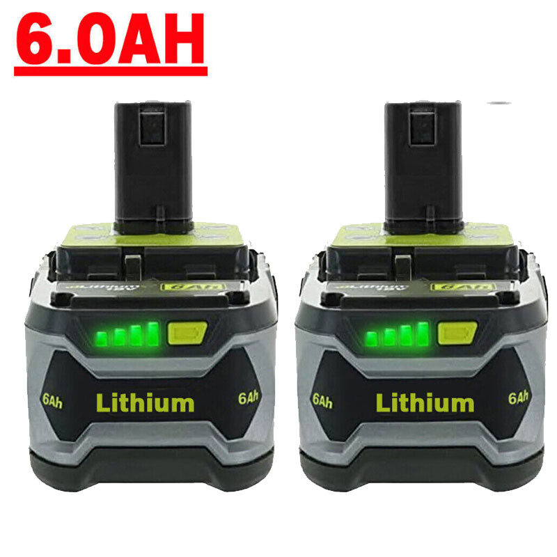Batterie Lithium 8Ah + Chargeur Pour Outils Ryobi One+ 18V - Compatible RB18L50, P108, Etc., Garantie 10 Ans