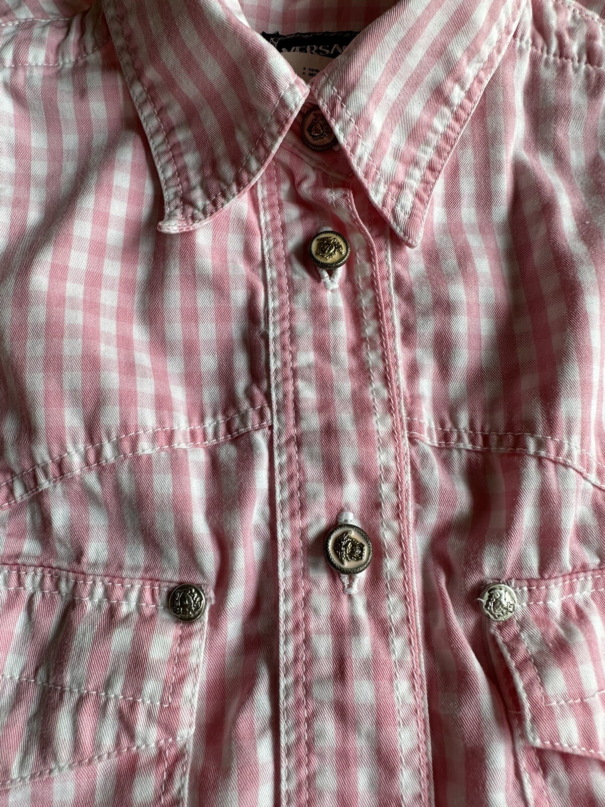 Versace Barbie Blouse Medium - image 7