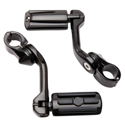 Motorcycle Highway Foot Pegs Pedal Crash Bar Mount Kit For Harley Touring 1-1/4''