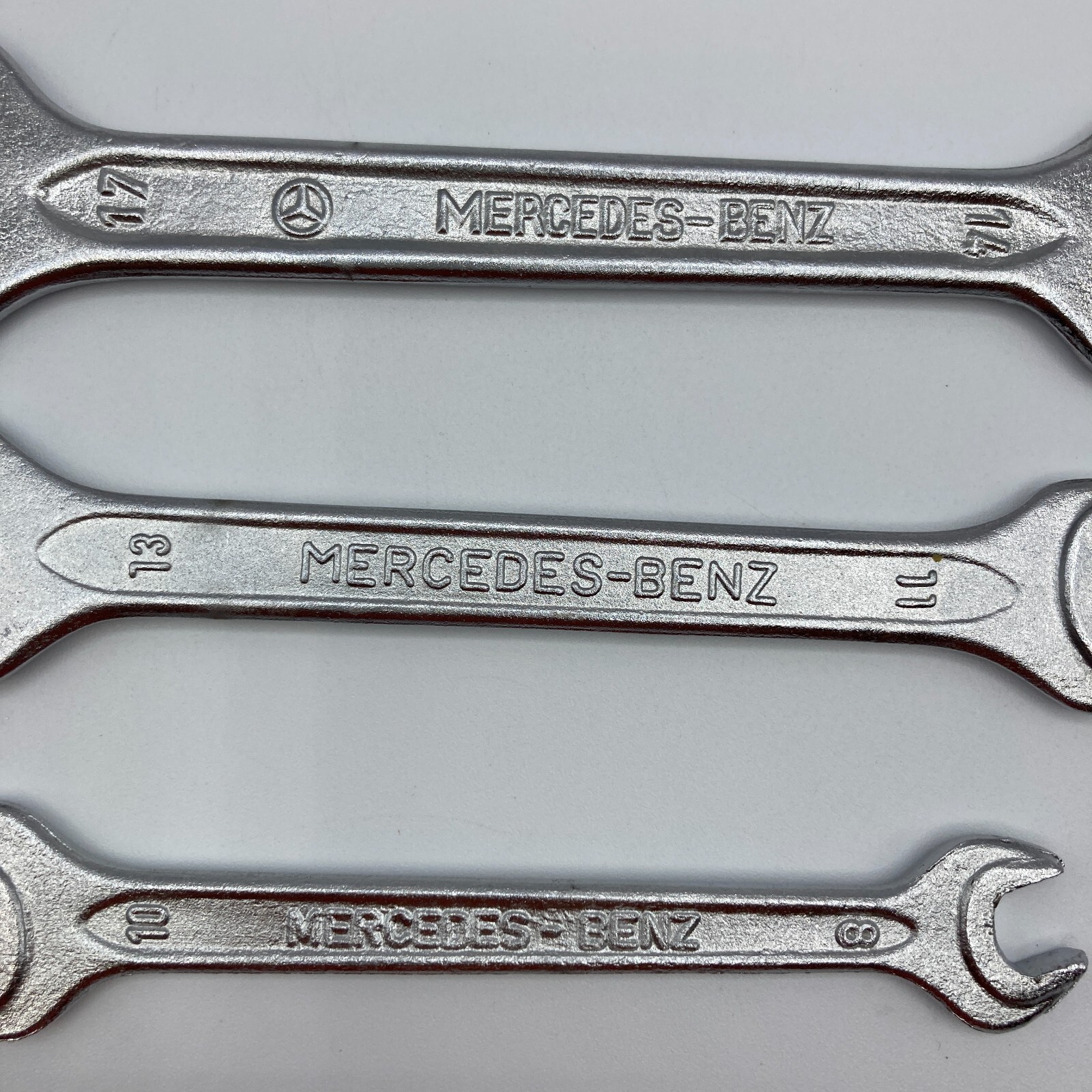 Mercedes-Benz Matador Germany DIN 895 17mm / 19mm Open End Wrench 
