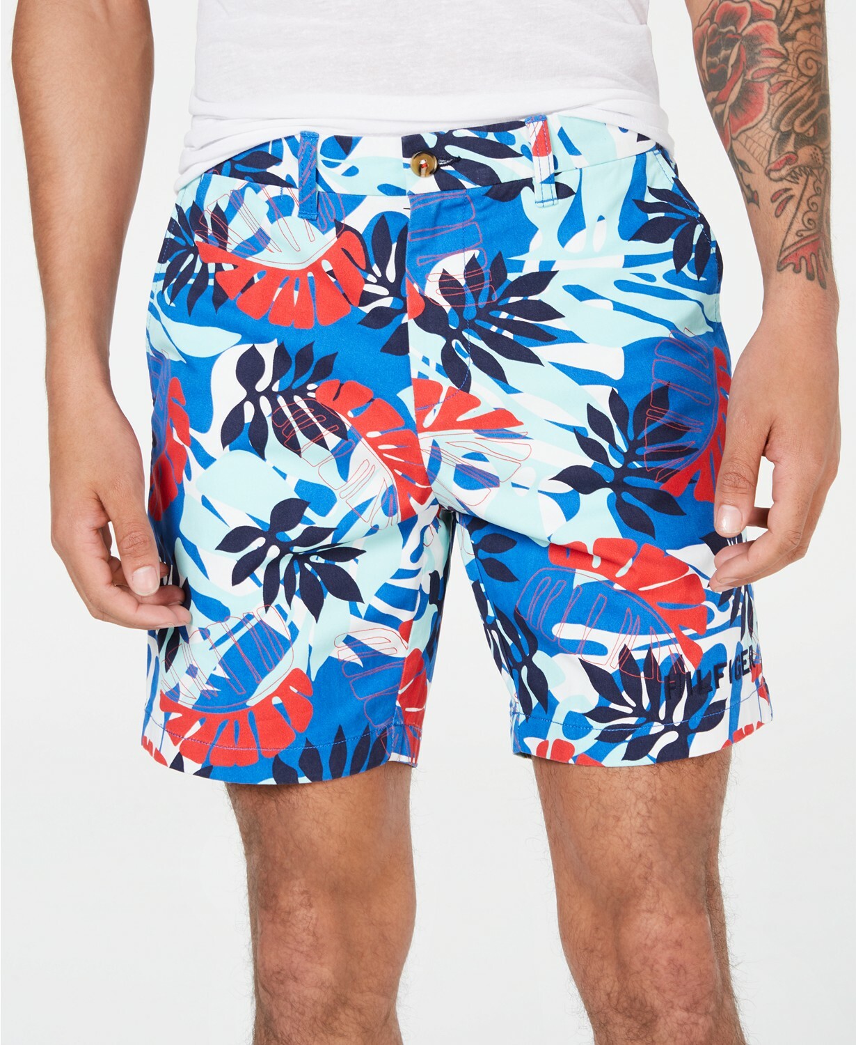 Мужские эластичные шорты Tommy Hilfiger 7 обычного кроя цена 69 долларов США 5990₽