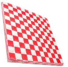  300 Pack Retro Deli Sandwich Liner 15x15 Wax Patty Paper Sheets by Avant Grub