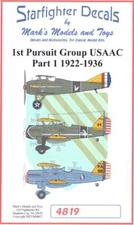 Starfighter Decals 1/48 1st PURSUIT GROUP USAAC Part 1 1922-1936