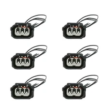 6 x Ignition Coil Electrical Connector Fits Acura Honda 2013-2021 V6 3.0L 3.5L